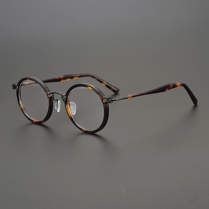 Tortoise round frame clearance glasses