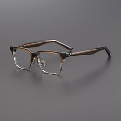 Benji Browline Acetate Glasses Frame Browline Frames Southood Tea 