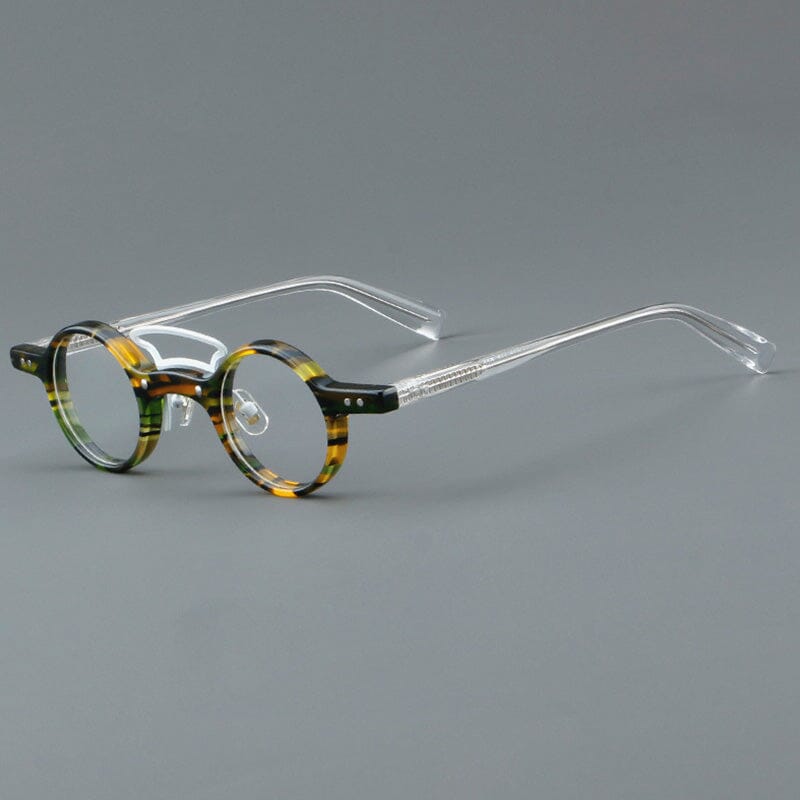 Leif Retro Small Round Acetate Glasses Frame