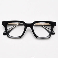 Brady Square TR90 Vintage Eyeglass Frame Rectangle Frames Southood Black 