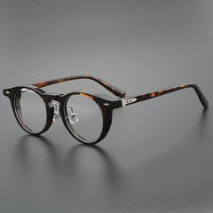 Brice Vintage Acetate Glasses Frames Round Frames Southood Leopard 