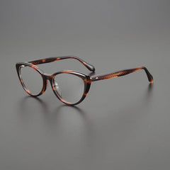 Cathia Vintage Acetate Glasses Frame Cat Eye Frames Southood Leopard 