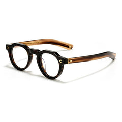 Dean Vintage Acetate Eyeglasses Frame Round Frames Southood Leopard 