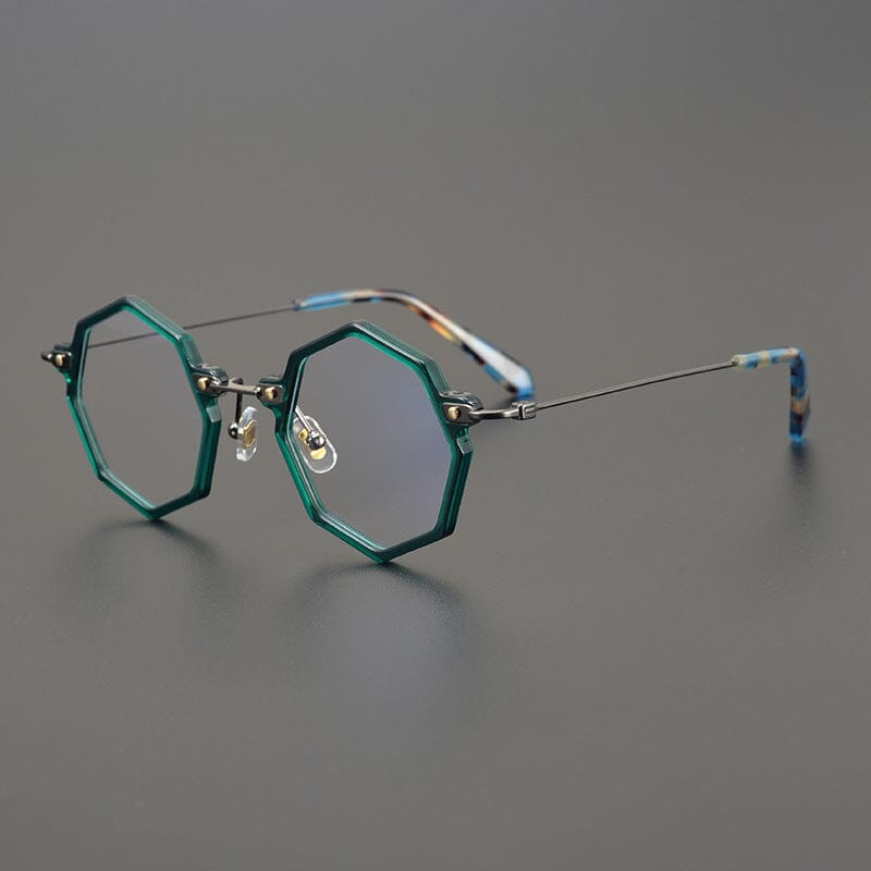 Dorion Acetate Titanium Glasses Frame Geometric Frames Southood Green 