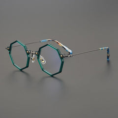 Dorion Acetate Titanium Glasses Frame Geometric Frames Southood Green 