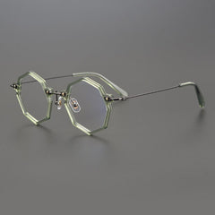 Dorion Acetate Titanium Glasses Frame Geometric Frames Southood Light Green 