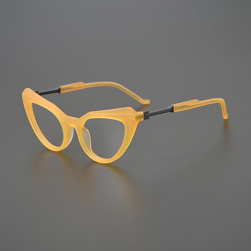 Eileen Acetate Cat Eye Glasses Frame Cat Eye Frames Southood Matte Orange 