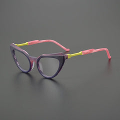 Eileen Acetate Cat Eye Glasses Frame Cat Eye Frames Southood Matte Purple 