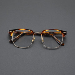 Fabre Business Glasses Frame Rectangle Frames Southood Leopard 