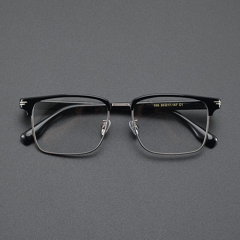 Fabron Business Glasses Frame Rectangle Frames Southood Black 