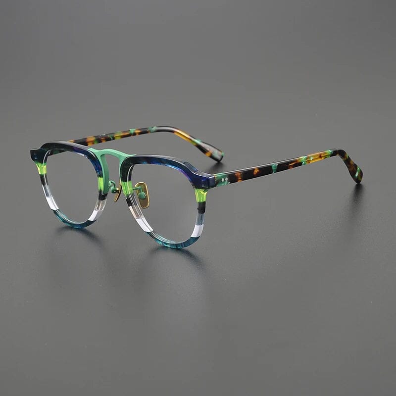 Felix Titanium Beam Glasses Frame Rectangle Frames Southood Green Color 