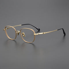 Firth Titanium Eyeglasses Frame Rectangle Frames Southood Gold 