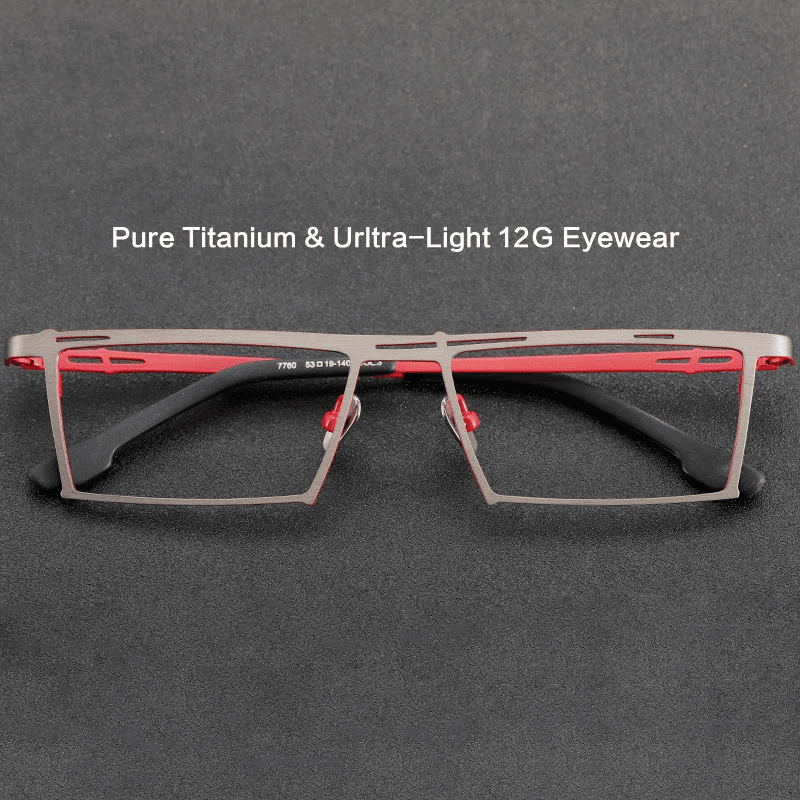 Fudo Pure Titanium Glasses Frame Rectangle Frames Southood C3 