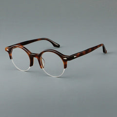 Gace Round Acetate Glasses Frame Round Frames Southood Amber 