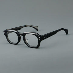 Jam Retro Acetate Glasses Frame Rectangle Frames Southood Black 