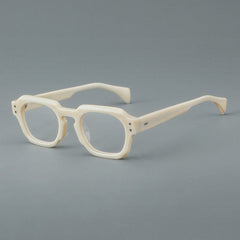 Jam Retro Acetate Glasses Frame Rectangle Frames Southood White 