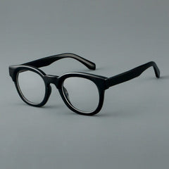 Jedi Vintage Acetate Glasses Frames Round Frames Southood Black 