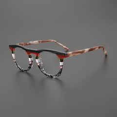 Kale Vintage Square Acetate Glasses Frame Rectangle Frames Southood Black Clear 