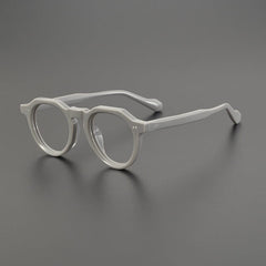 Kris Retro Acetate Glasses Frame Round Frames Southood Gray 