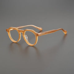 Kris Retro Acetate Glasses Frame Round Frames Southood Orange 