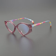 Lizzie Acetate Cat Eye Glasses Frame Cat Eye Frames Southood Pink 