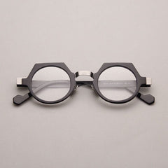 Mor Retro Acetate Glasses Frame Round Frames Southood Gun 