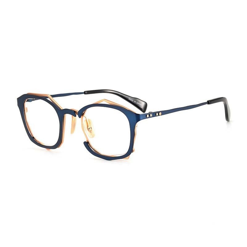 Nassir Personality Irregular Titanium Glasses Frame – Southood
