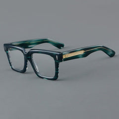 Norm Vintage Square Acetate Glasses Frame Rectangle Frames Southood C5 Green 