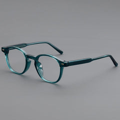 Ons Vintage TR90 Eyeglasses Frame Round Frames Southood Green 