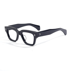 Parnell Vintage Square Acetate Glasses Frame Rectangle Frames Southood Black 