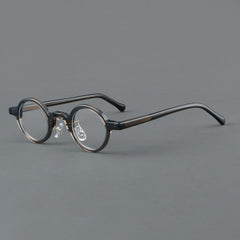 Rab Vintage Small Acetate Glasses Frame Round Frames Southood Gray Round 