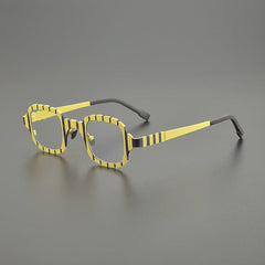 Rafa Square Titanium Glasses Frame Rectangle Frames Southood 