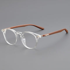 Rane TR90 Vintage Eyeglass Frame Cat Eye Frames Southood Clear White 