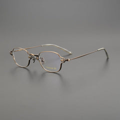 Reid Retro Rectangle Titanium Glasses Frame Rectangle Frames Southood Bronze 