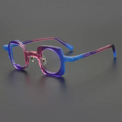 Riggins Vintage Acetate Glasses Frame Geometric Frames Southood Pink Blue 