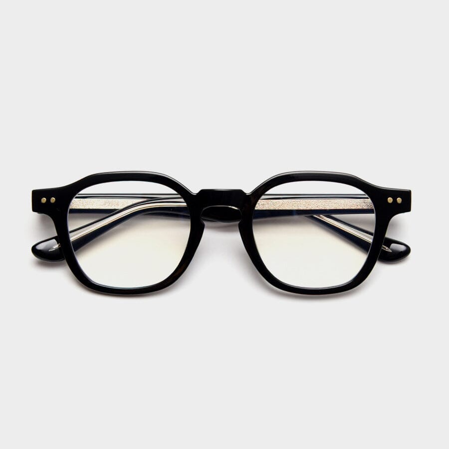 Rolland TR90 Vintage Eyeglasses Frame Geometric Frames Southood Black 