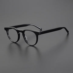 Rollo Vintage Acetate Eyeglasses Frame Cat Eye Frames Southood Black 