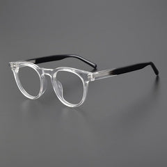 Rollo Vintage Acetate Eyeglasses Frame Cat Eye Frames Southood Transparent 
