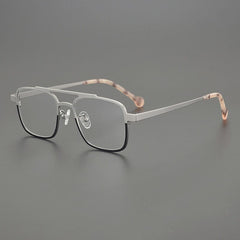 Talat Pilot Titanium Glasses Frame Aviator Frames Southood Silver 