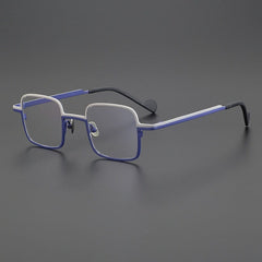 Talus Titanium Glasses Frame Rectangle Frames Southood Matte Blue 
