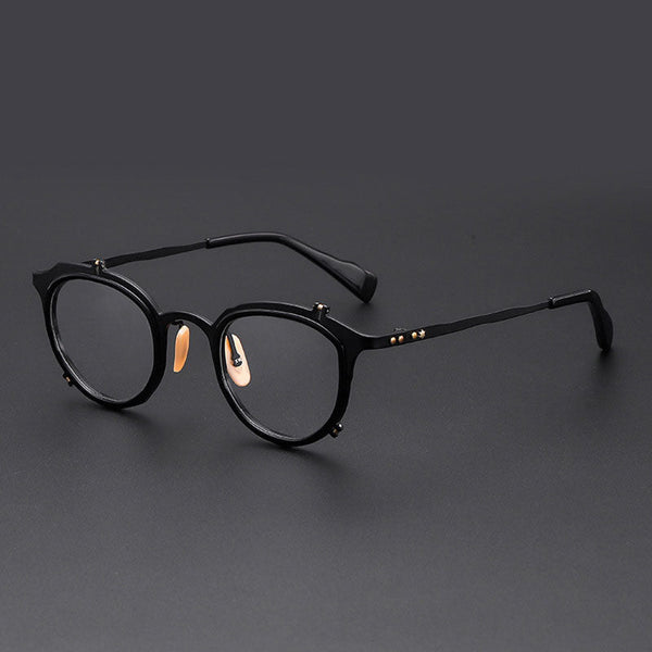 Wren Titanium Retro Hand Made Glasses Frame – Southood