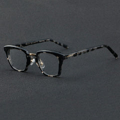 Wynn Retro Acetate Glasses Frame Rectangle Frames Southood Leopard 